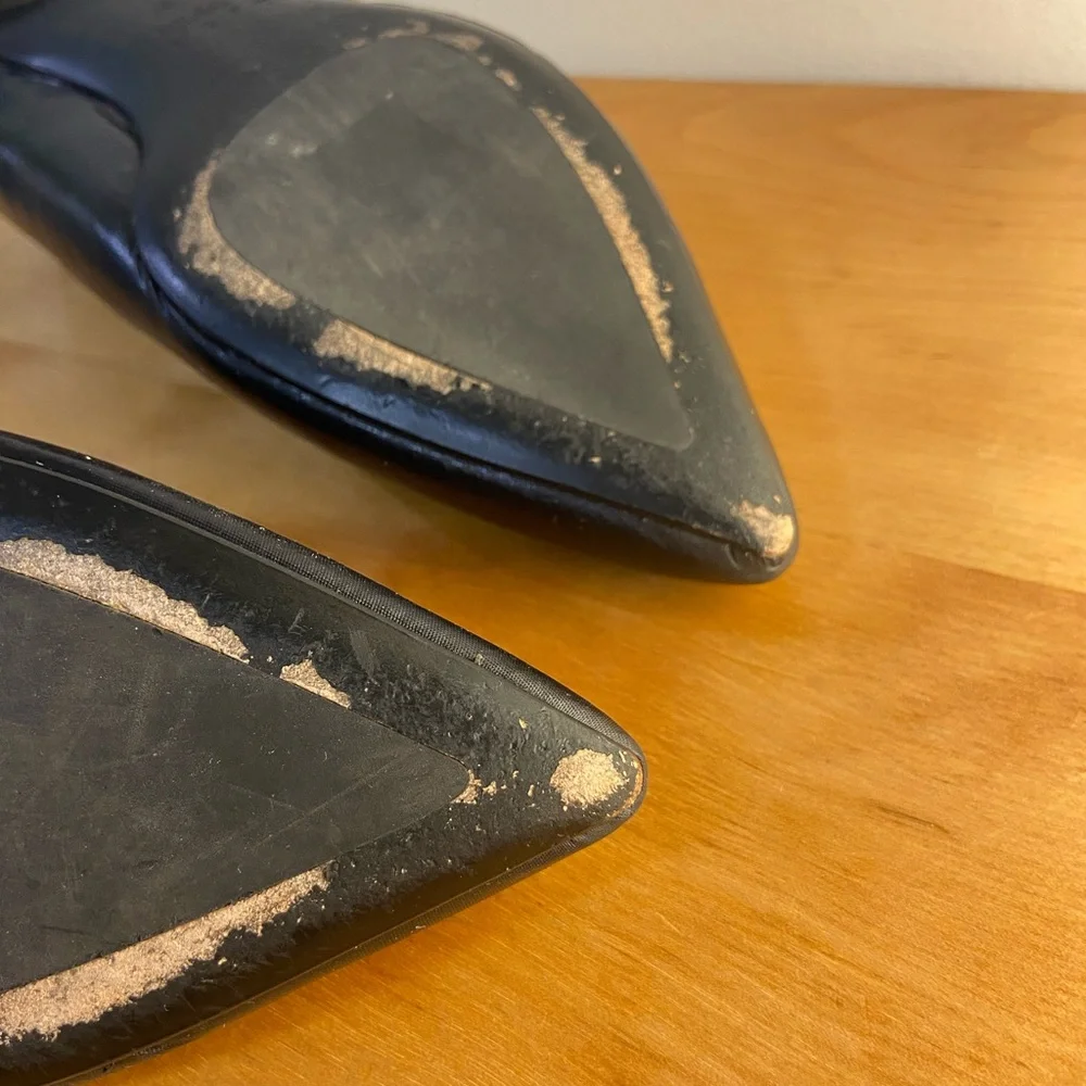 MARNI Black Pointed Ballet Flats - Picture 5 of 5